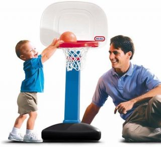 Little Tikes Basketball Oversize Rim Set w/ Junior Sized Soft Ball 