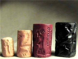 Cylinder Seals Ancient Mesopotamian Replica Set Stone Cylinder Seals 