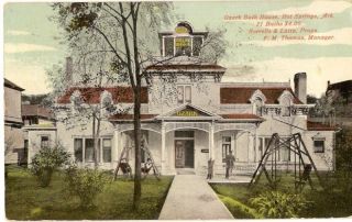 Arkansas AR Hot Springs Ozark Bath House 1912