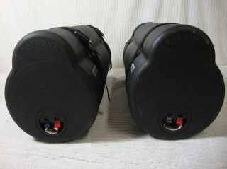 Set of 2 SAS Bazooka T 62 Bass Tube Speaker System Black with O