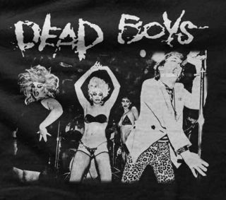 Dead Boys   Stiv Bators & Divine at CBGB 1978   Mens Black T Shirt 
