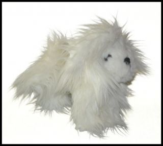 Battat White Maltese Plush Lovey Stuffed Animal Dog 9 Tall Pucci Pup 