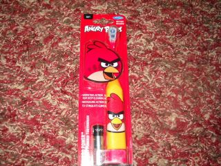   Birds Turbo Power Battery Operated Toothbrush New Red Bird