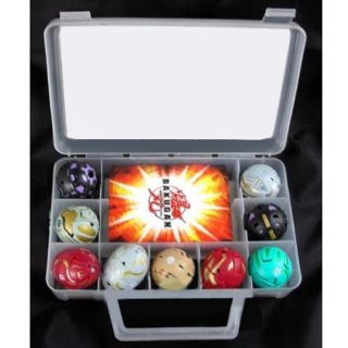 awesome bakugan set includes 9 figures and 8 metal cards in case