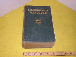 Machinists Old Machinery Handbook Tenth 10th Edition 1941
