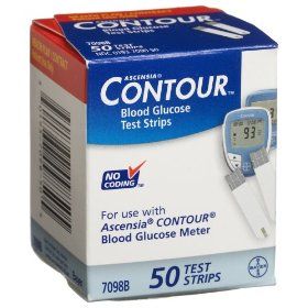 description contour bayer blood glucose test strips diabetes 50 strips 