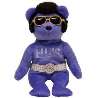 Ty Beanie Baby Beanie Hawaii The Elvis Bear 8 5 inch MWMTS