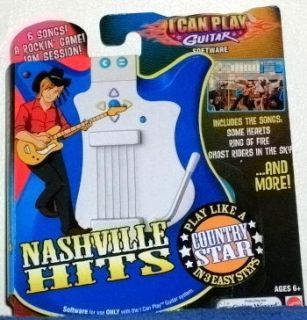 Can Play Guitar Software Nashville Hits with 6 Songs