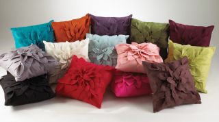 Saras Garden Petal Decorative Throw Pillow 17 inch Square 14 Fun 
