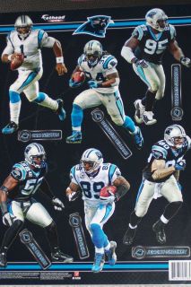 Carolina Panthers Player Mini Fathead Official NFL Vinyl Wall Graphic 