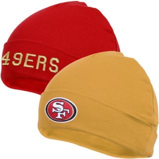   San Francisco 49ers Infant Scarlet Gold 2 Pack Cuffed Beanies