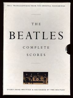 The Beatles Complete Scores Transcribed Scores Book
