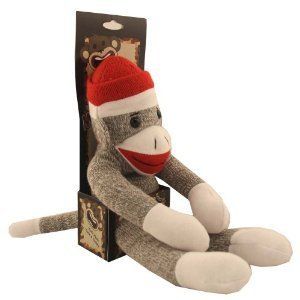 The Original Sock Monkey 16 Stuffed Classic Toy New