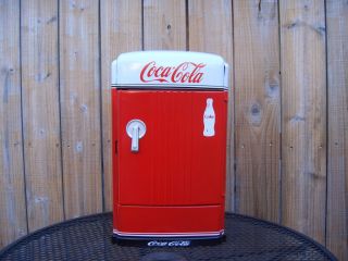 Vintage Lumar Toy fridge (jackfrost) Coca Cola themed (decal, gumball 