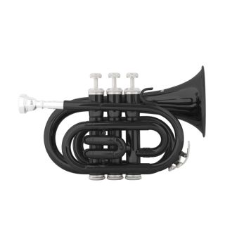 New Black Lacquered Brass Mini Pocket BB Trumpet Tuner