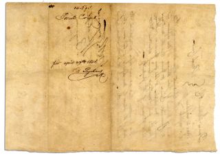 Confederate Judah Benjamin Document Signed re Slaves