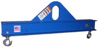 Steel Spreader Lifting Beam 1000 Pound Capacity 72 Ltwo Safety Swivel 