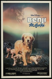 Benji The Hunted 1987 Original U s One Sheet Movie Poster