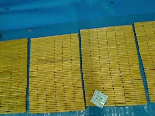 Benson Mills Greek Blocks Bamboo Placemats Set of 4
