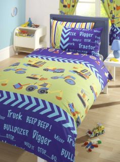 Boys Duvet Cover Bedding Sets Single Double Sizes Kids Bed Linen New 