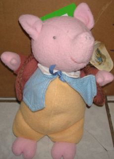 NEW EDEN PIGLAND BLAND PIG DOLL PIGGY W/ TAG ★★★★★