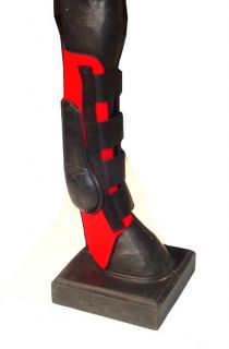 New Abetta Red Neoprene Splint Bell Boot Combo Boots