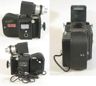 Beattie Portronic Camera 70mm Original Case w 162mm 6 3 Raptar Lens 