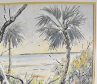 Large Watercolor by Listed Artist Edith Wyckoff Kuchler