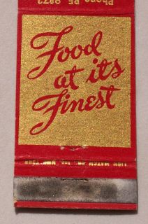 1950s Matchbook Beckers Lounge Transit RD Depew NY MB