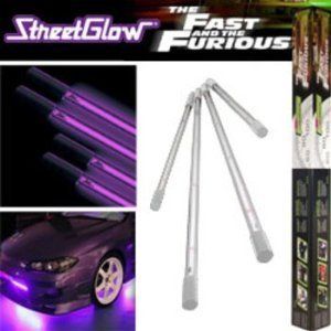 StreetGlow Fast and Furious Pink Fusion Under Car Neon Light Kit NEW 