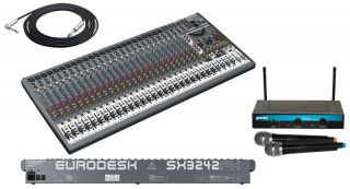 Behringer SX3242FX Pro Studio or Church 32CH FX Mixer $300 UHF Mic 