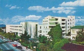Berkeley California Herrick Memorial Hospital Postcard