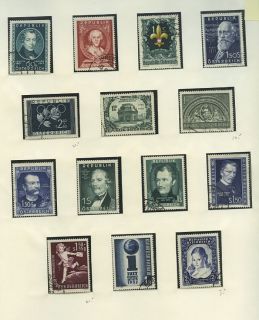 Austria Collection in Safe Album 1945 83 with Avi Movie