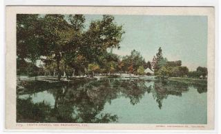 Urbita Springs San Bernardino CA Detroit Pub Postcard