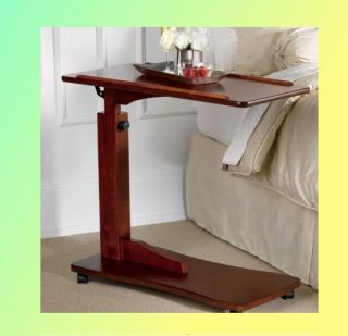 Adjustable Bedside Table in Dark Cherry Finish 366303