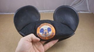 Vintage Walt Disney Disneyland Mickey Mouse Ears Hat