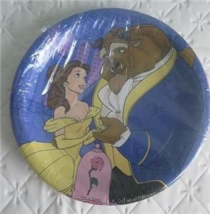 Belle Beast Party Supplies 8 Dinner Cake Plates Cups TC