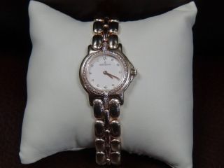 Womens 18k Gold Diamond Bertolucci Pulchra Watch