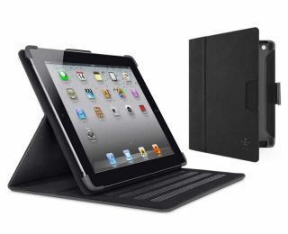 Belkin Cinema Dot Folio Apple iPad 2 & 3 Case w/Stand in Black/Grey 