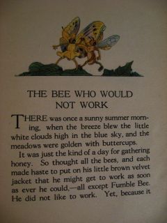 1913 Charlotte Herr Bee Who Would not Work F Beem Art