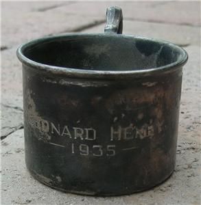 Antique Silver Leonard Henry 1935 Cup