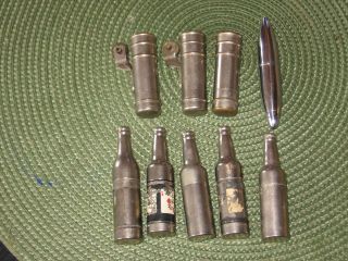 Vintage Lighters Trench Lighters KEM Bottle Lighters Bullet Lighter 