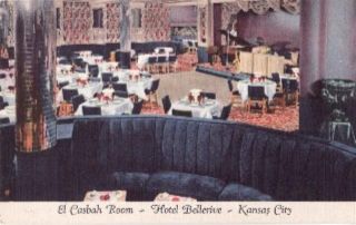 El Casbah Room Interior Hotel Bellerive Kansas City MO