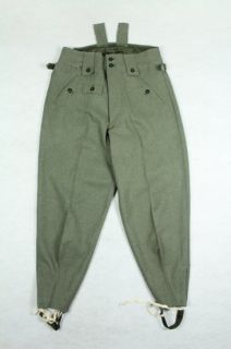 WW2 German M42 M43 Field Grey Wool Trousers Pants   Click Image to 