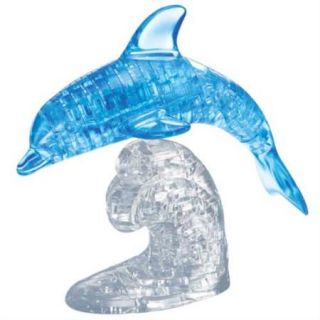Bepuzzled 30963 3D Crystal Puzzle Dolphin 95 Pcs
