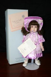Betty Jane Carter Doll Violet Musical Porcelain 1987 12