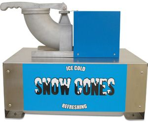   Maker Crushed Ice Machine Benchmark USA Snow Blitz Snowcone Concession