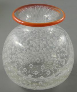 Kosta Boda Controlled Bubble Inclusion Vase by Bertil Vallien