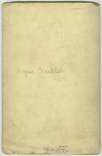 Lillian Russell Cabinet Card Photo by Benjamin Falk Fiorella in The 