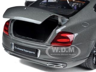 Bentley Continental Supersports Coupe Grey 1 18 Diecast Model Car 